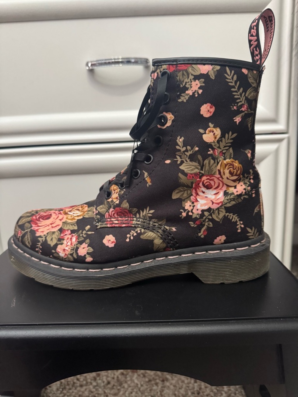 Doc Martens floral boot